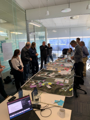 Stakeholders in action at the workshop